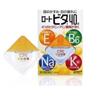 【日本代購】樂敦製藥 Rohto Vita 40α 維他命眼藥水 12ml