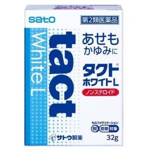 【日本代購】佐藤製藥 SATO 止癢消炎藥膏 TACT WHITE L 32G