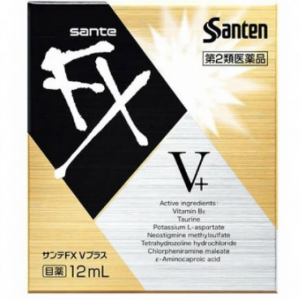 【日本代購】2022參天製藥-沁涼金色眼藥水 Sante FX V Plus 12ml